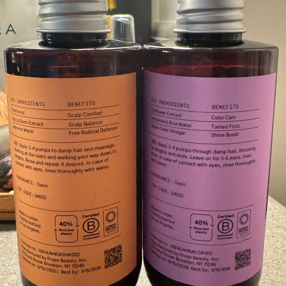Prose Custom Hair Care Set - never opened - Picture 5 of 6
